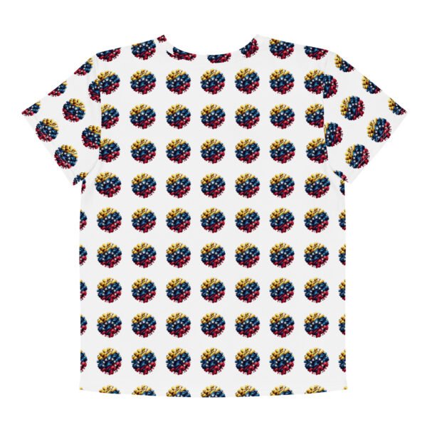Camiseta cuello redondo adolescente jugadora venezolana de béisbol completo - Imagen 4