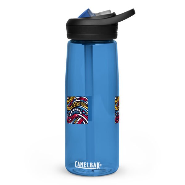 Botella de agua deportiva bandera splash - Imagen 2