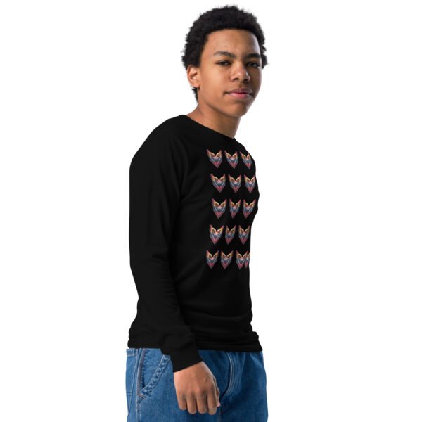 Camiseta manga larga adolescente corazón mano completo - Imagen 2