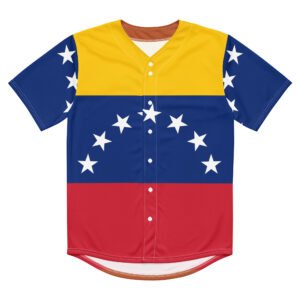 Camiseta de béisbol reciclada bandera vzla